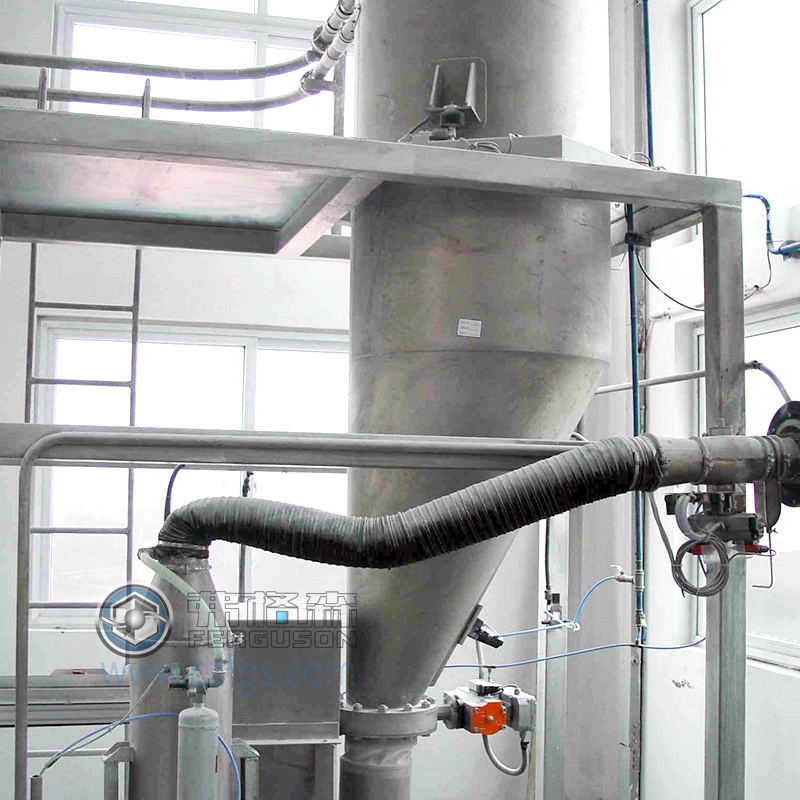 Pneumatic conveying separation